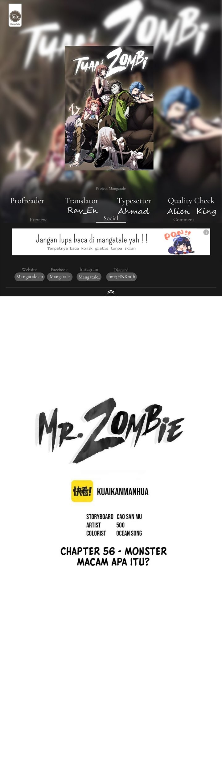 Komik Mr. Zombie Chapter 56 gambar nomor 1