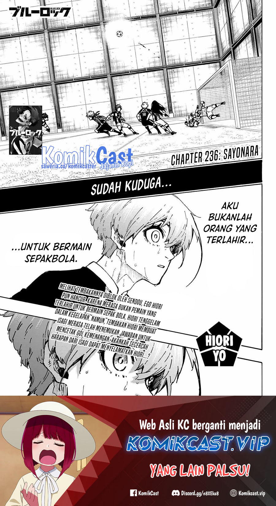 Manga Blue Lock Chapter 236 gambar nomor 2