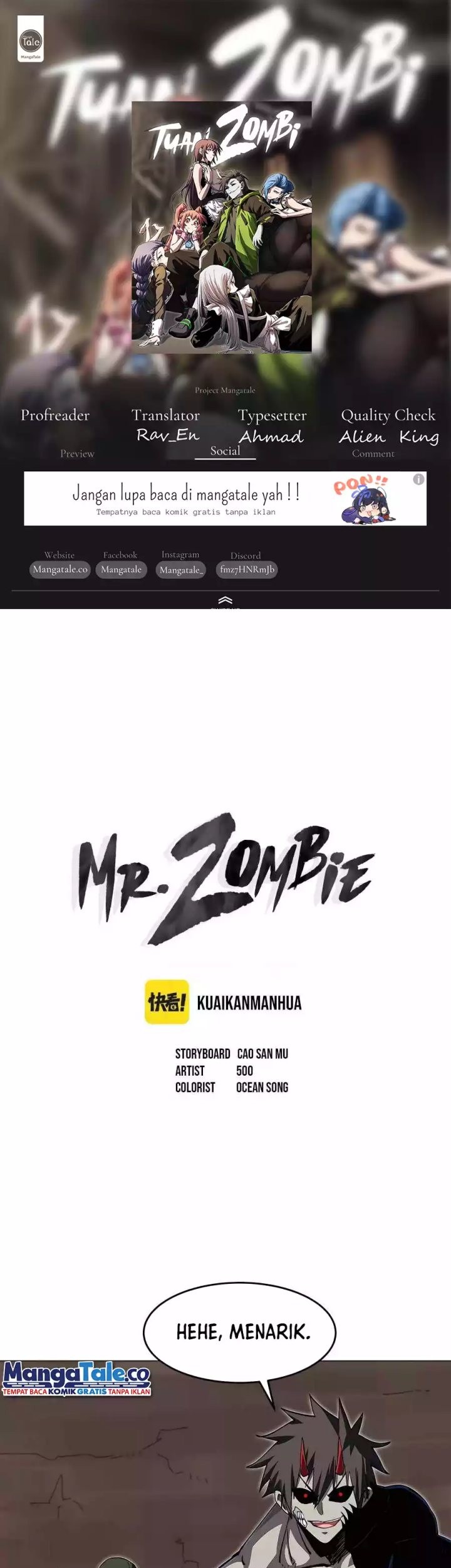 Komik Mr. Zombie Chapter 50 gambar nomor 1