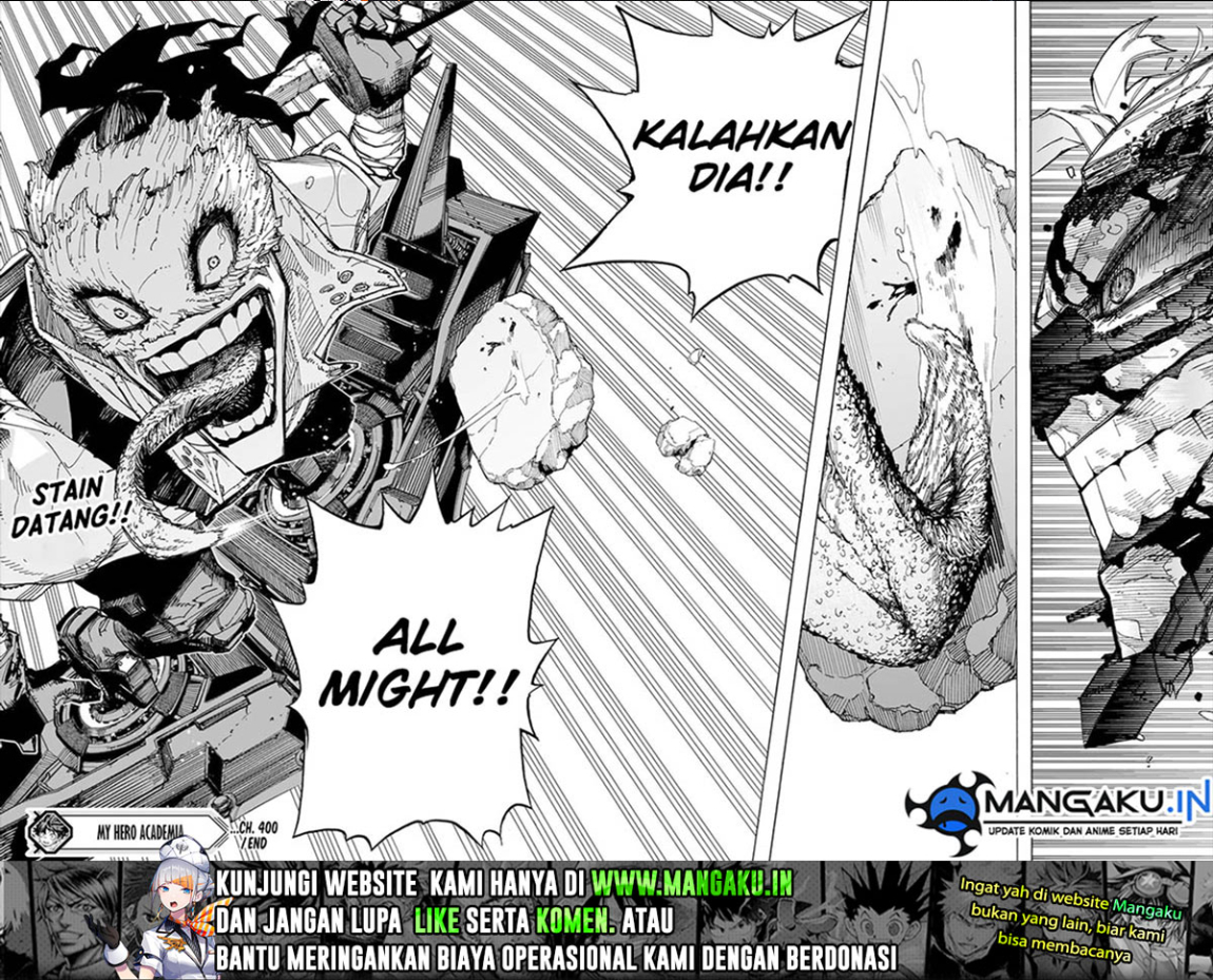Boku no Hero Academia Chapter 400 Gambar 9