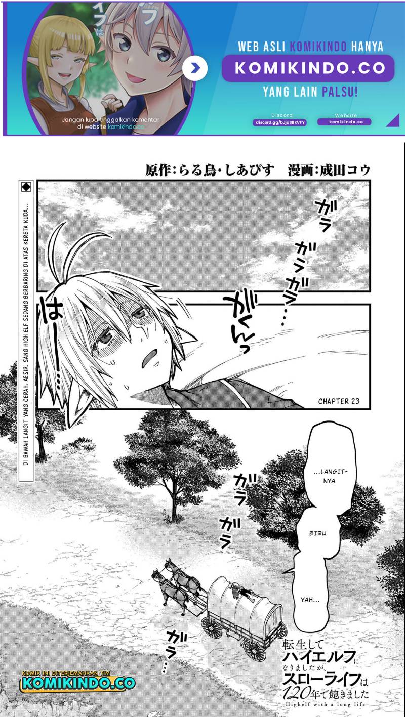 Manga Tensei Shite High Elf ni Narimashitaga, Slow Life wa 120-nen de Akimashita Chapter 23 gambar nomor 2