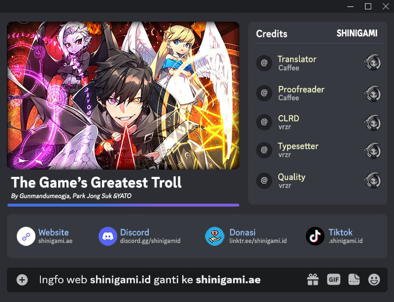 Komik The Game’s Greatest Troll Chapter 49 gambar nomor 1