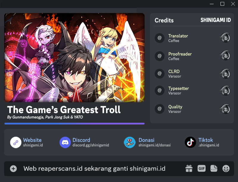 Komik The Game’s Greatest Troll Chapter 22 gambar nomor 1