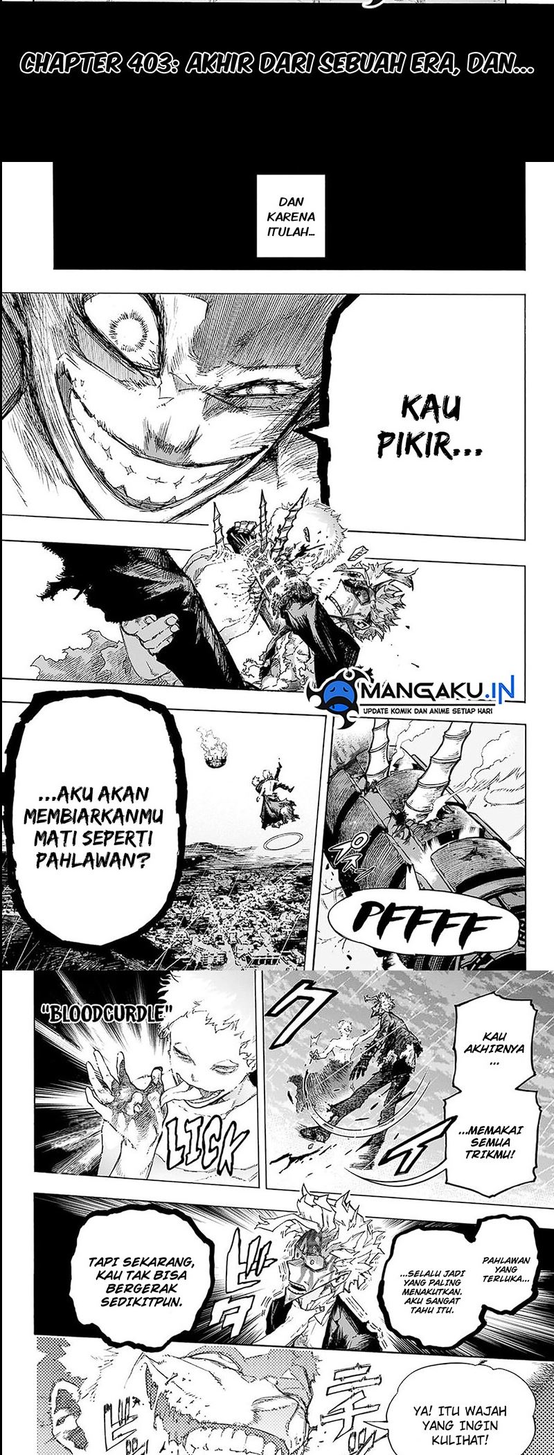 Boku no Hero Academia Chapter 403 Gambar 4