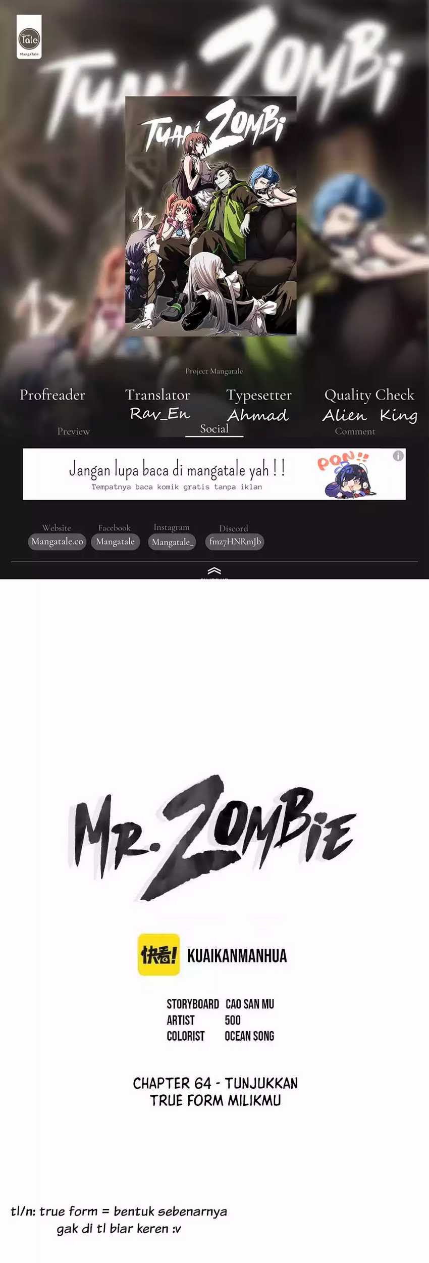 Komik Mr. Zombie Chapter 64 gambar nomor 1