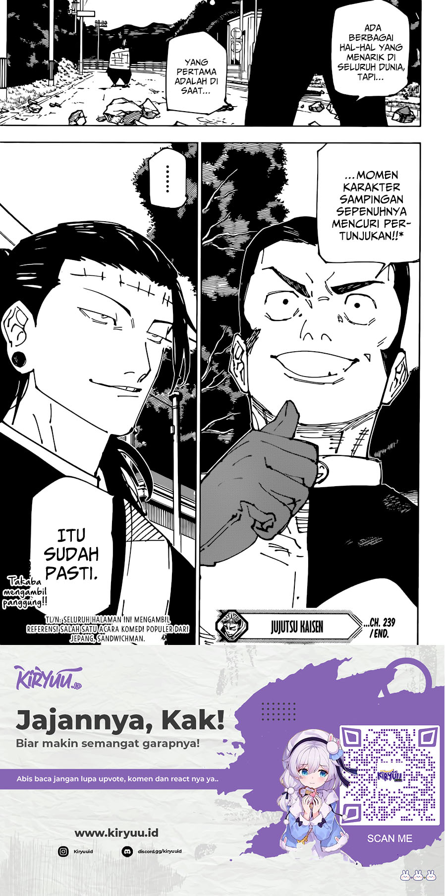 Jujutsu Kaisen Chapter 239 Gambar 19