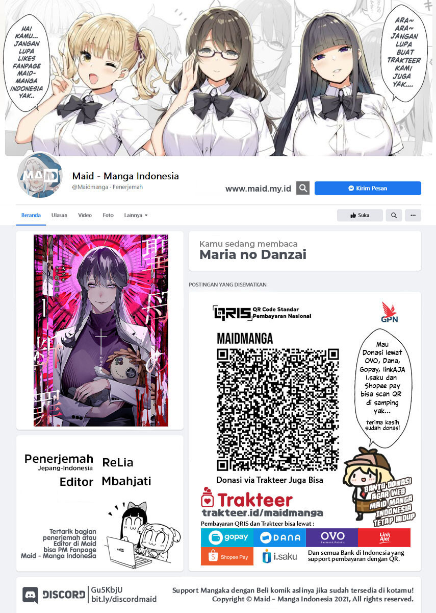 Manga Maria no Danzai Chapter 11 gambar nomor 2