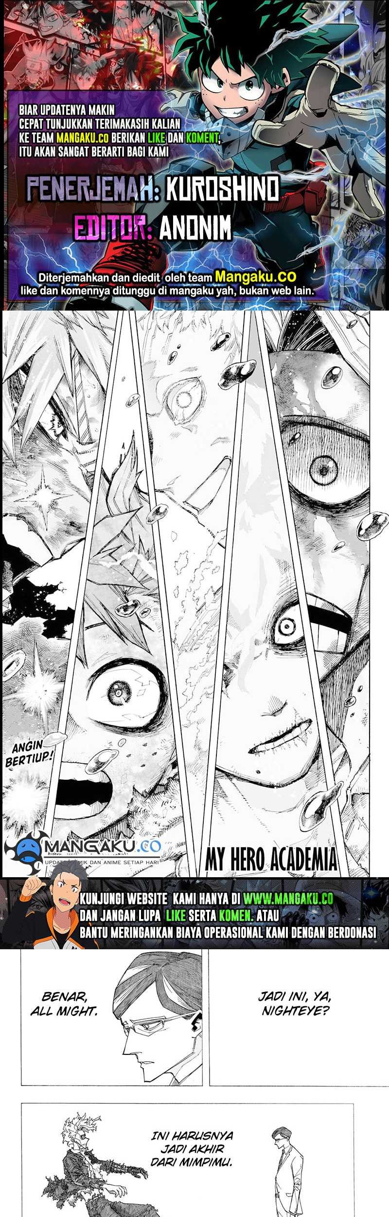 Komik Boku no Hero Academia Chapter 405 gambar nomor 1