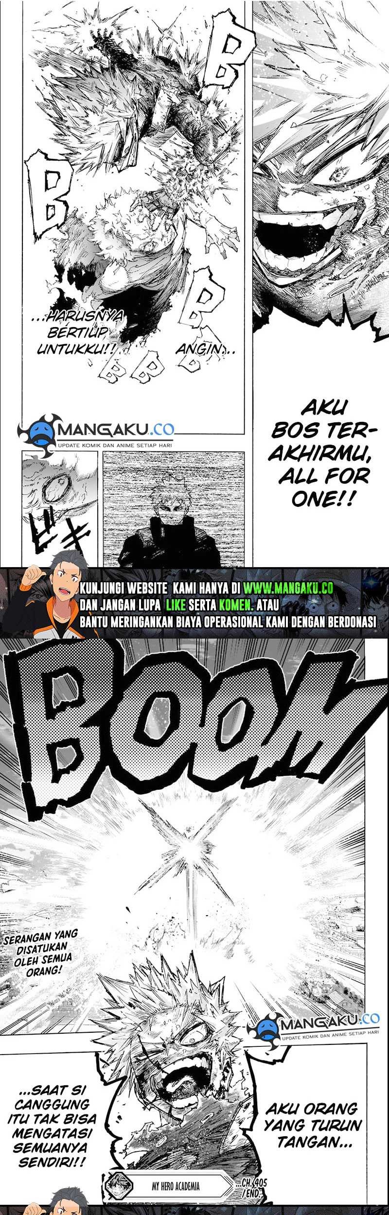 Boku no Hero Academia Chapter 405 Gambar 8