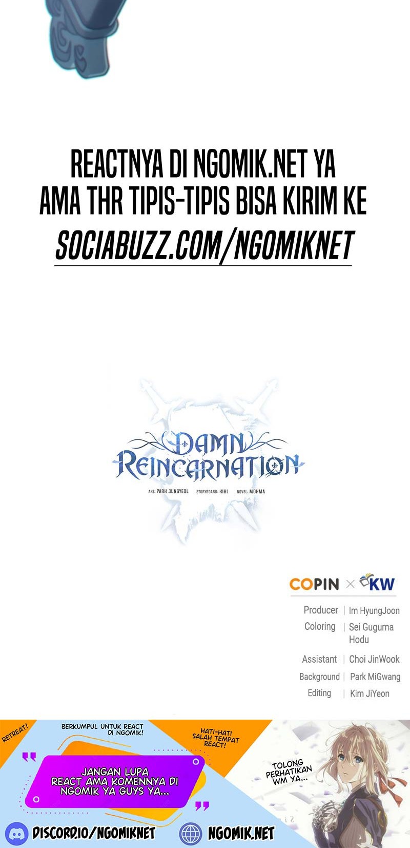 Damn Reincarnation Chapter 71 Gambar 61