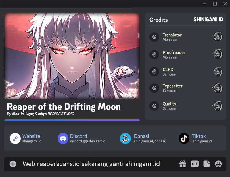 Komik Grim Reaper of the Drifting Moon Chapter 54 gambar nomor 1