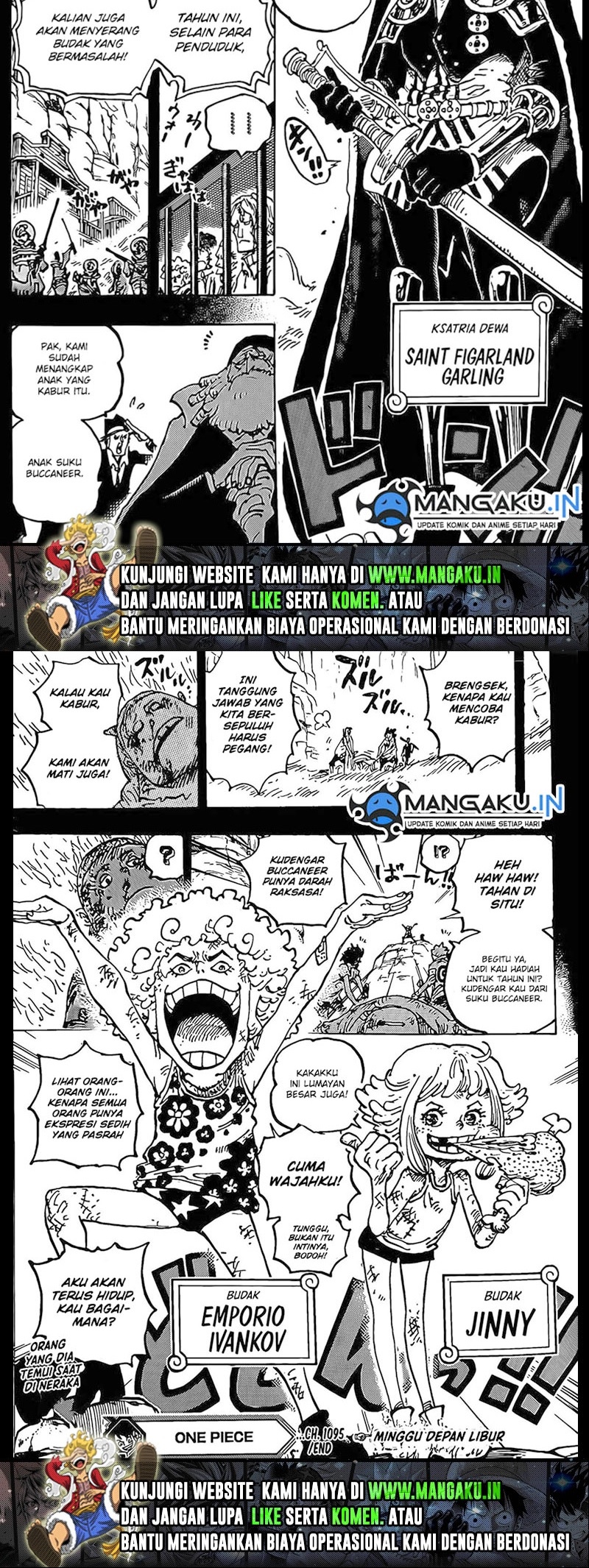 One Piece Chapter 1095 Gambar 9
