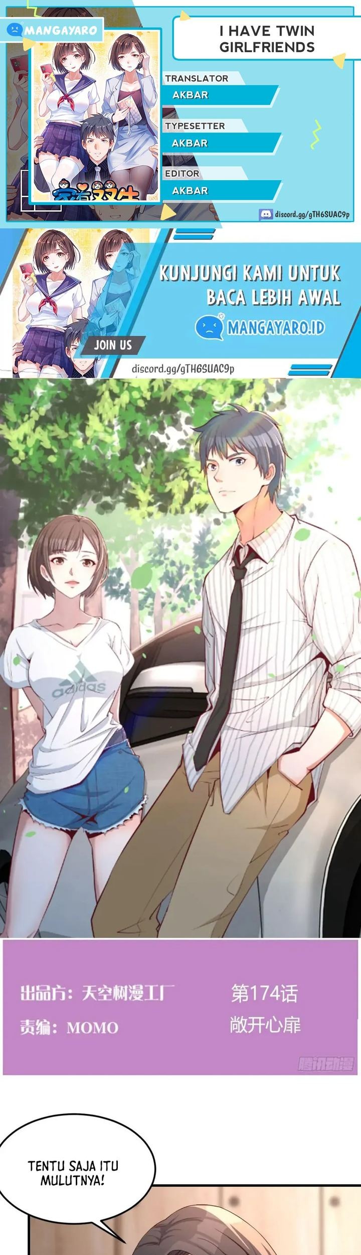 Komik I Have Twin Girlfriends Chapter 174 gambar nomor 1