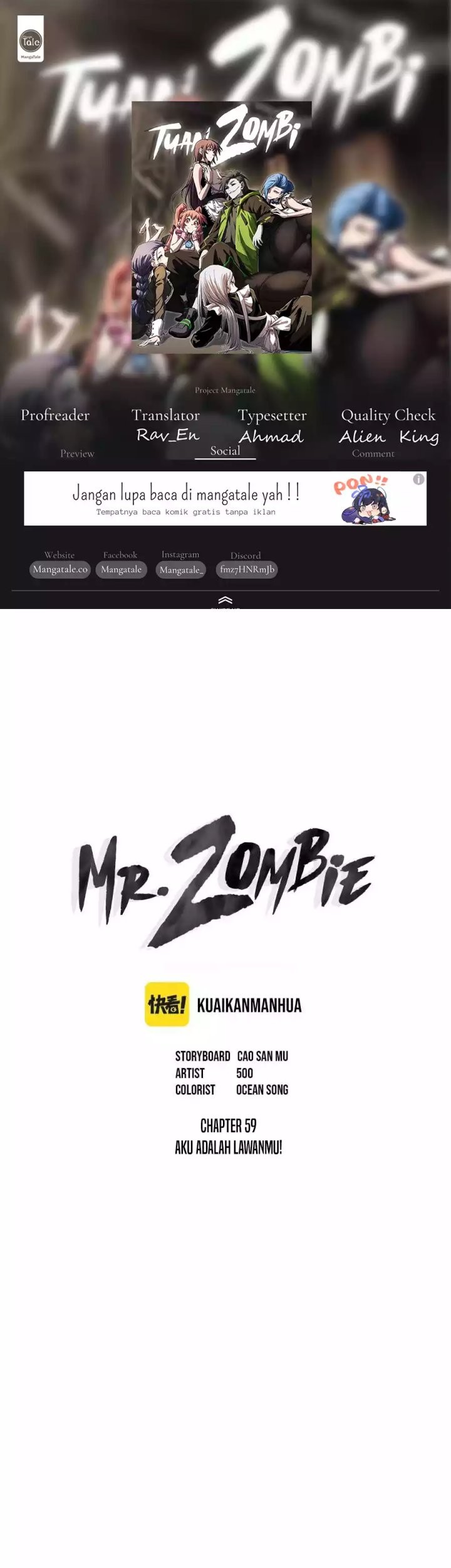 Komik Mr. Zombie Chapter 59 gambar nomor 1