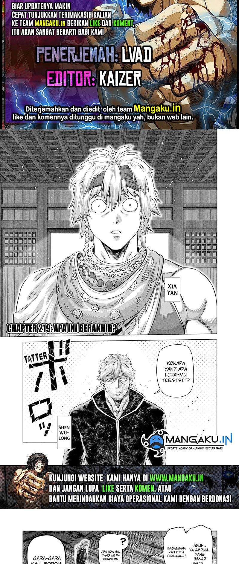 Komik Kengan Omega Chapter 219 gambar nomor 1