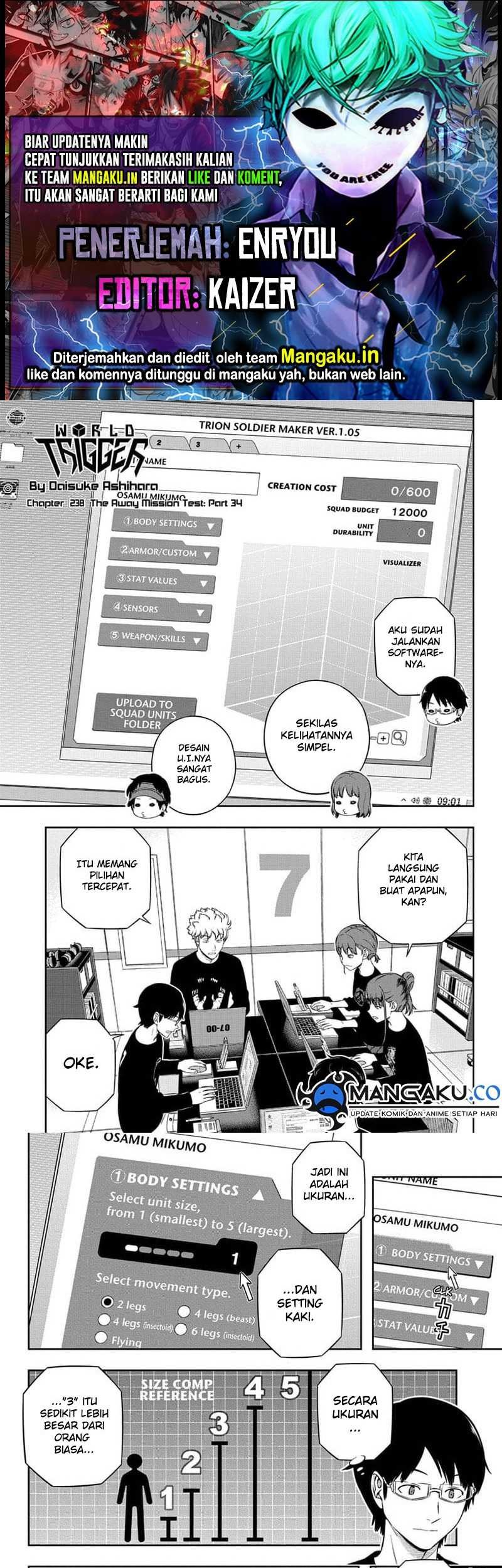 Komik World Trigger Chapter 238 gambar nomor 1