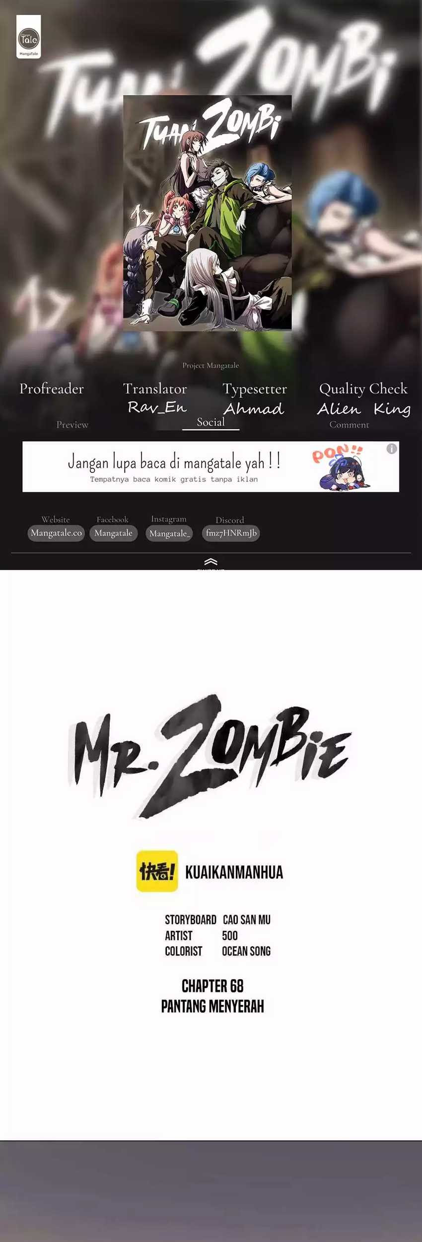 Komik Mr. Zombie Chapter 68 gambar nomor 1