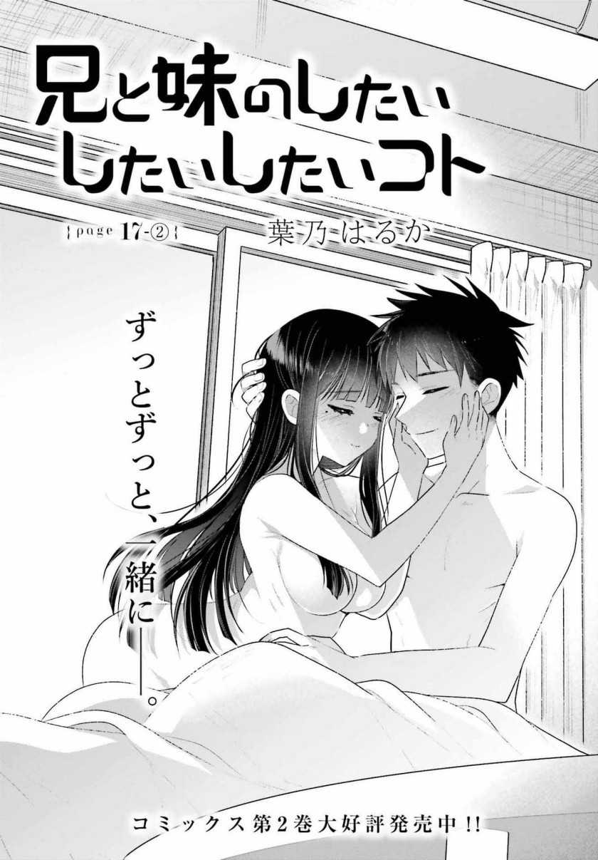 Manga Ani to Imouto no Shitai Shitai Shitai Koto Chapter 17.2 gambar nomor 2