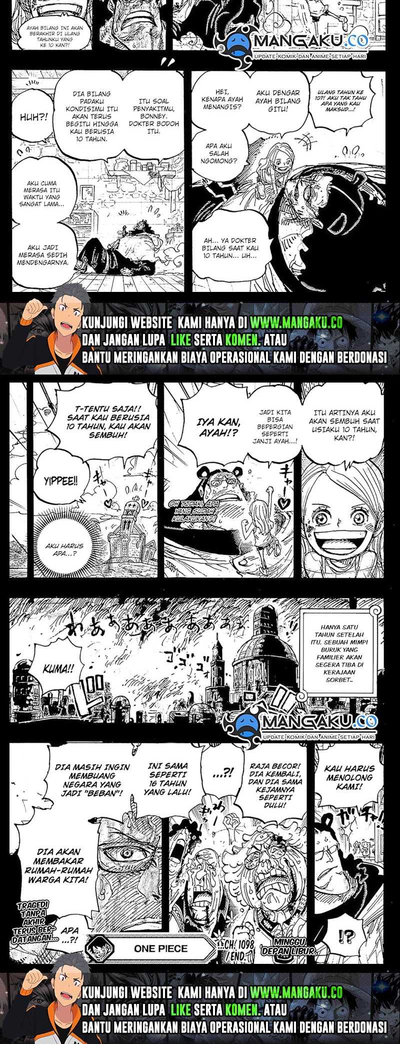One Piece Chapter 1098 Gambar 9