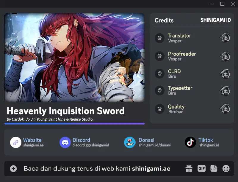 Komik Heavenly Inquisition Sword Chapter 74 gambar nomor 1