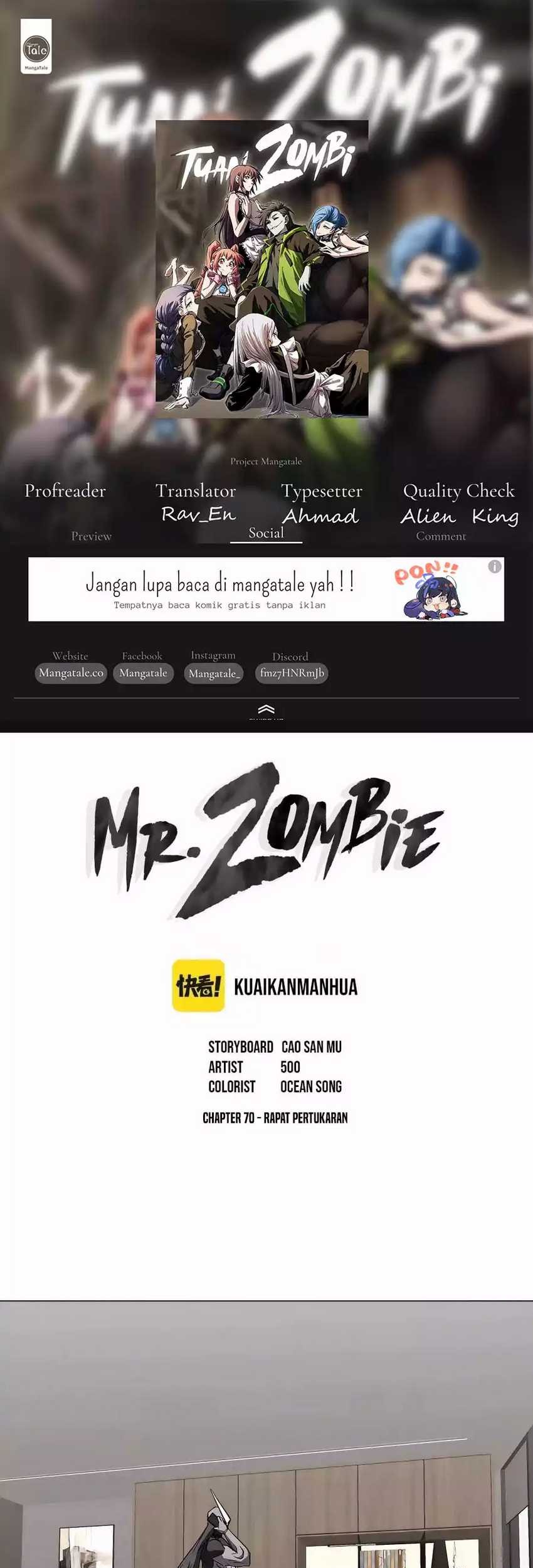 Komik Mr. Zombie Chapter 70 gambar nomor 1
