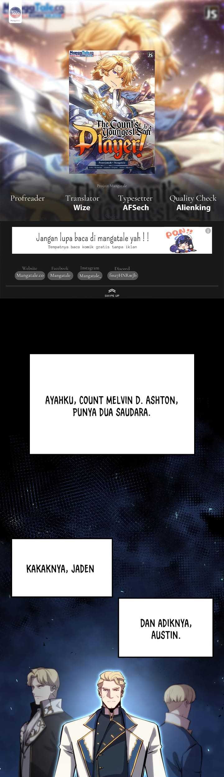 Komik The Count’s Youngest Son Is A Player! Chapter 20 gambar nomor 1