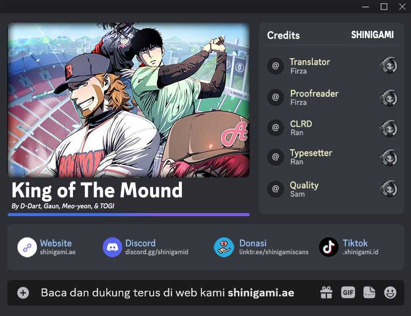 Komik King of The Mound Chapter 59 gambar nomor 1