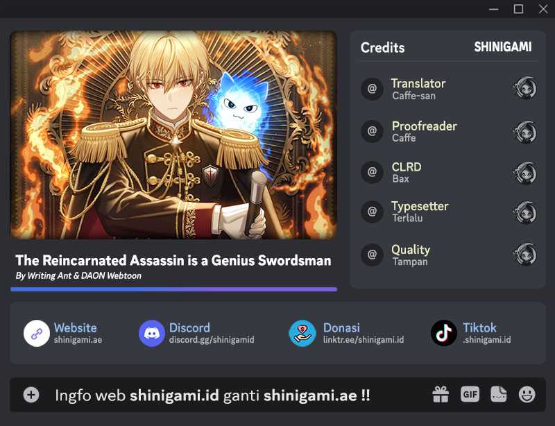 Komik The Reincarnated Assassin is a Genius Swordsman Chapter 29 gambar nomor 1