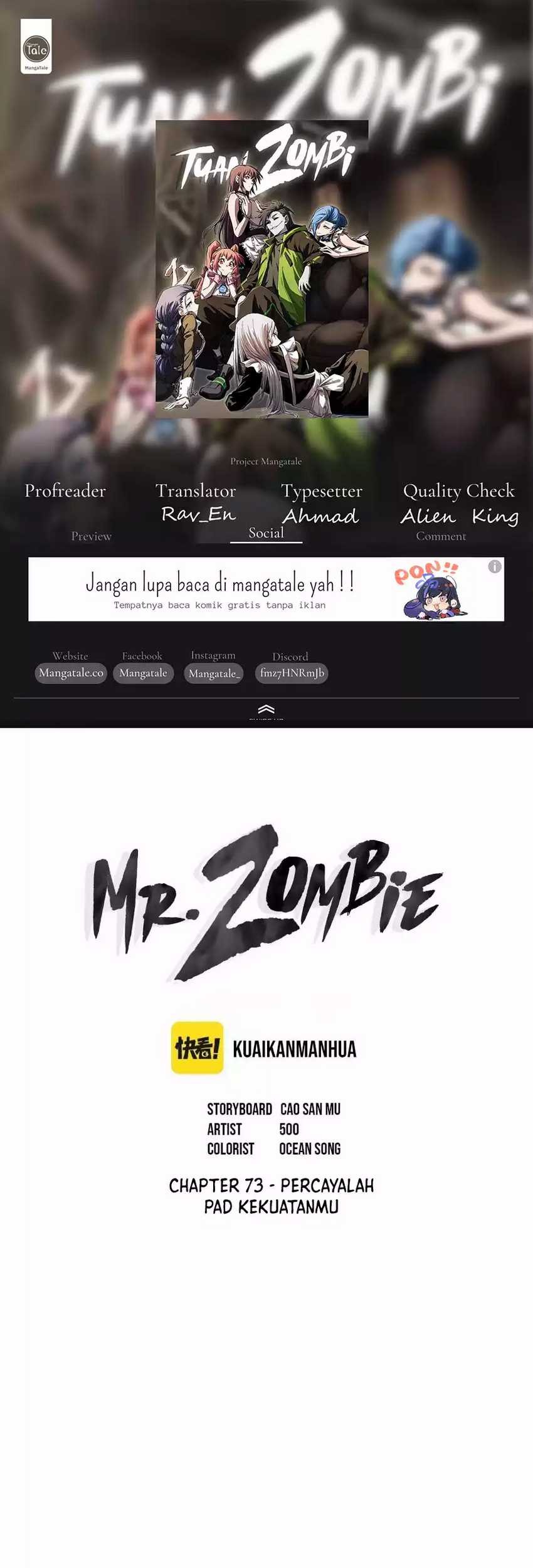 Komik Mr. Zombie Chapter 73 gambar nomor 1