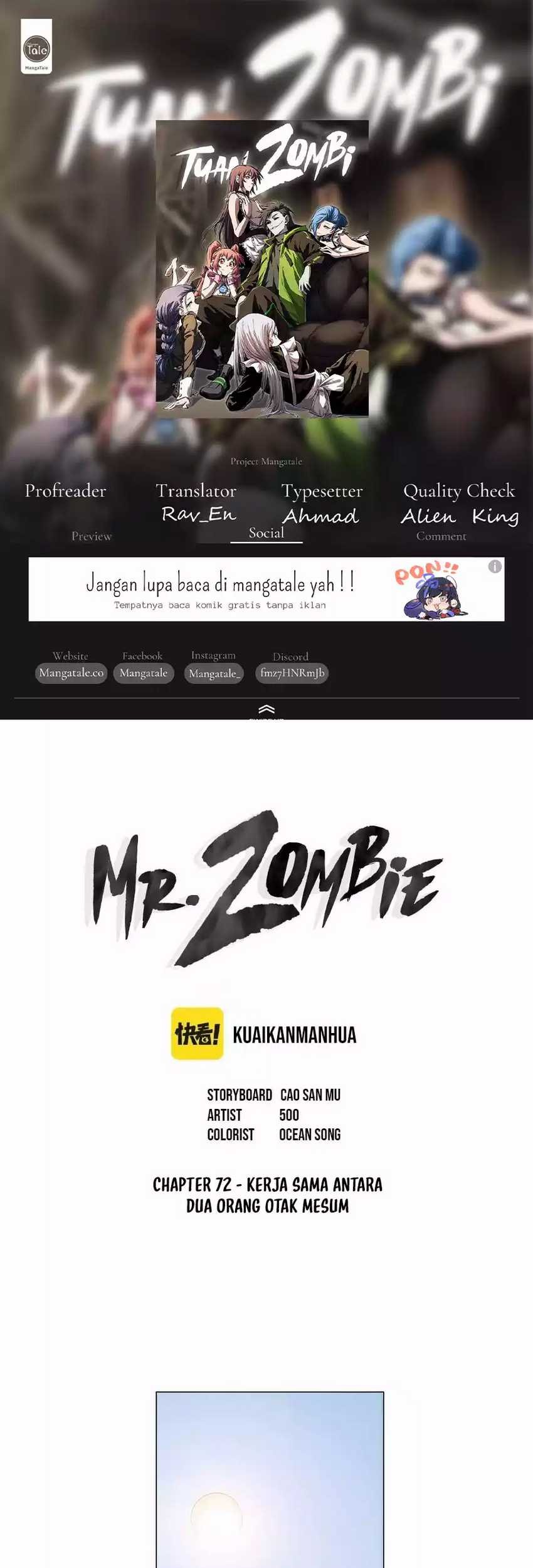 Komik Mr. Zombie Chapter 72 gambar nomor 1