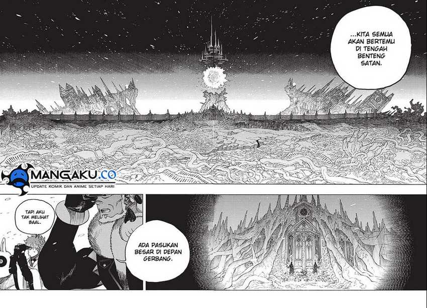 Ao no Exorcist Chapter 146.1 Gambar 21