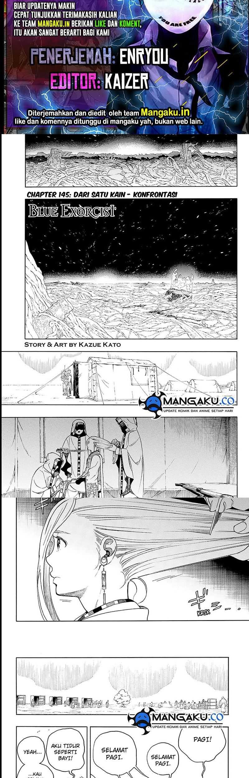 Komik Ao no Exorcist Chapter 145 gambar nomor 1