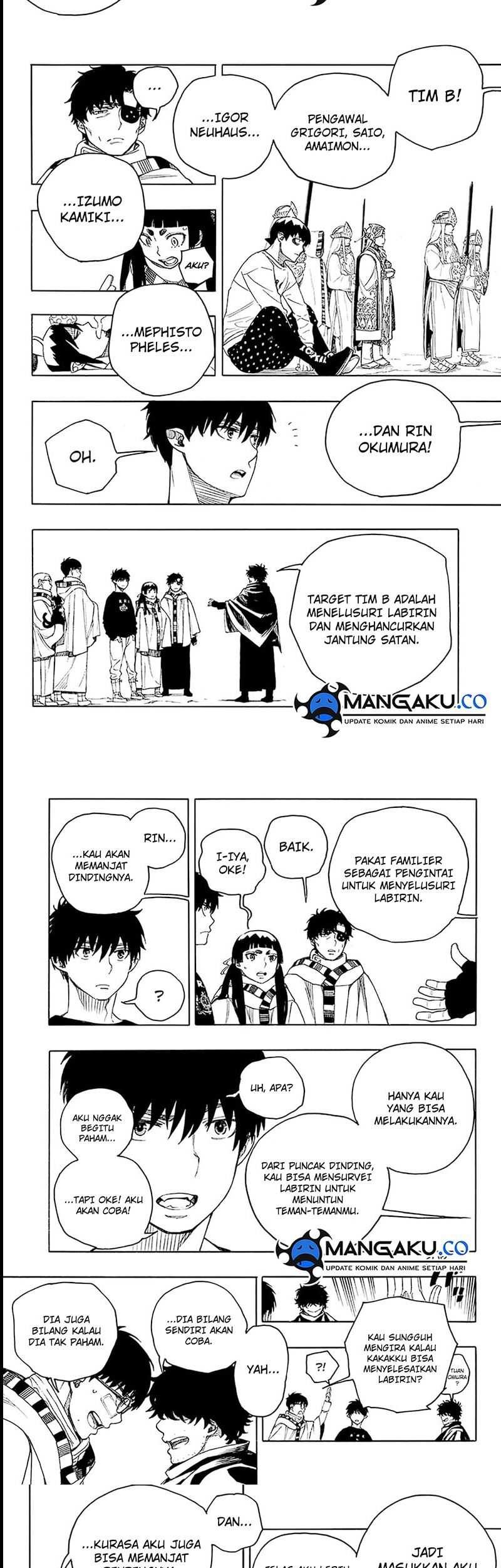 Ao no Exorcist Chapter 145 Gambar 9