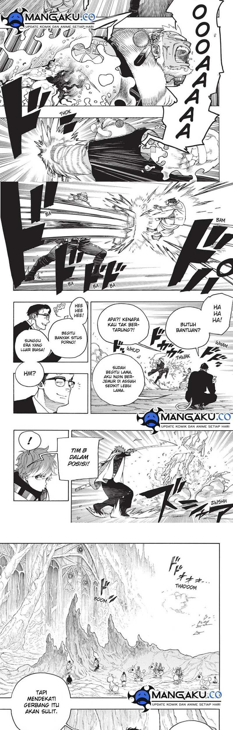 Ao no Exorcist Chapter 146.2 Gambar 5