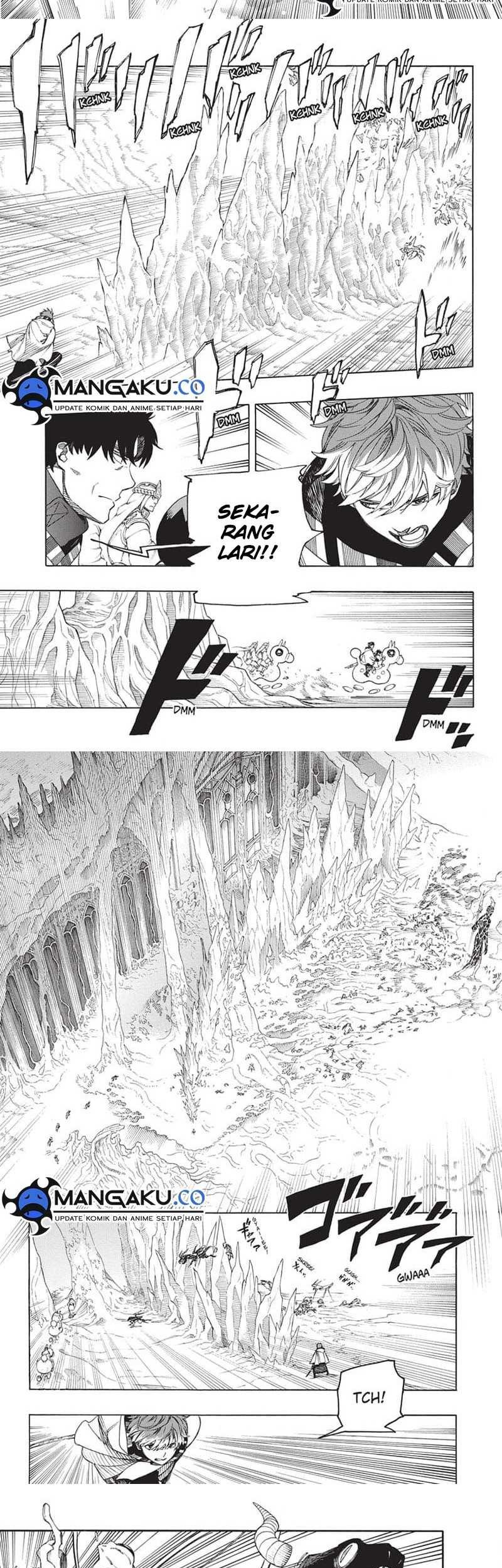 Ao no Exorcist Chapter 146.2 Gambar 7