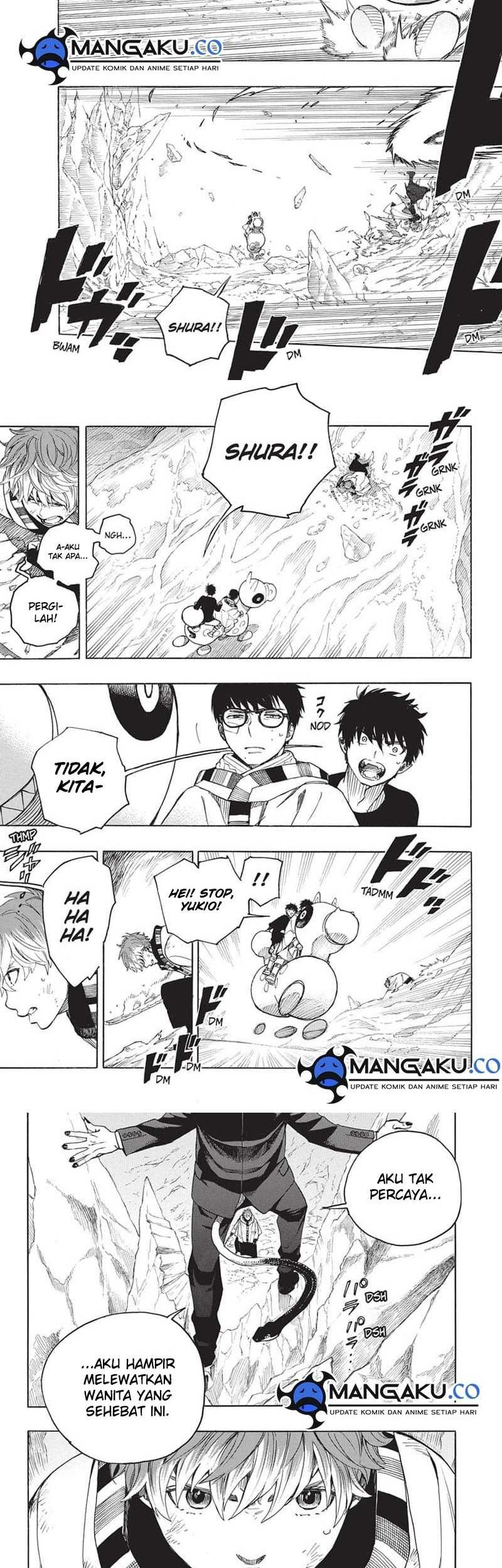 Ao no Exorcist Chapter 146.2 Gambar 9