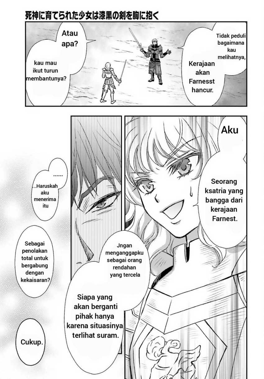 Shinigami ni Sodaterareta Shoujo wa Shikkoku no Tsurugi wo Mune ni Idaku Chapter 29.2 Gambar 4