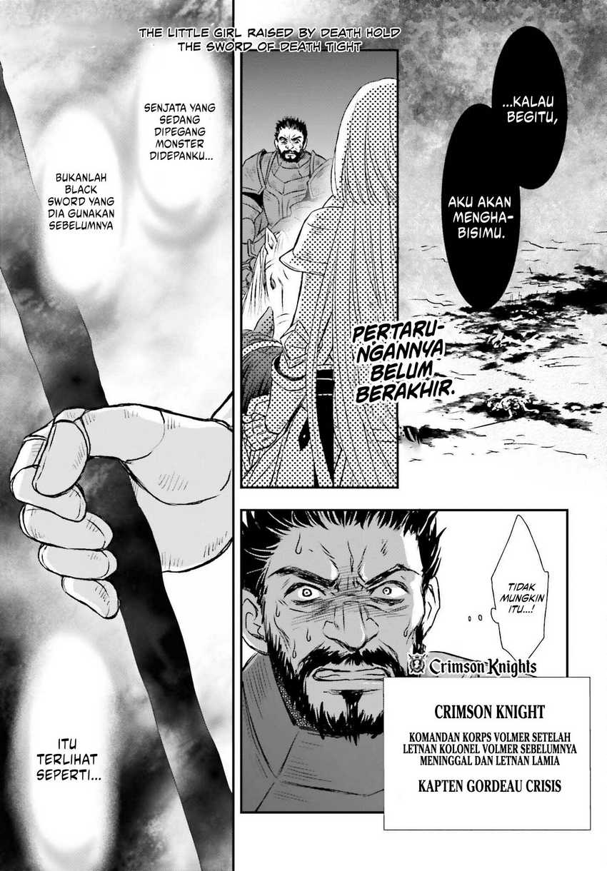 Manga Shinigami ni Sodaterareta Shoujo wa Shikkoku no Tsurugi wo Mune ni Idaku Chapter 30 gambar nomor 2