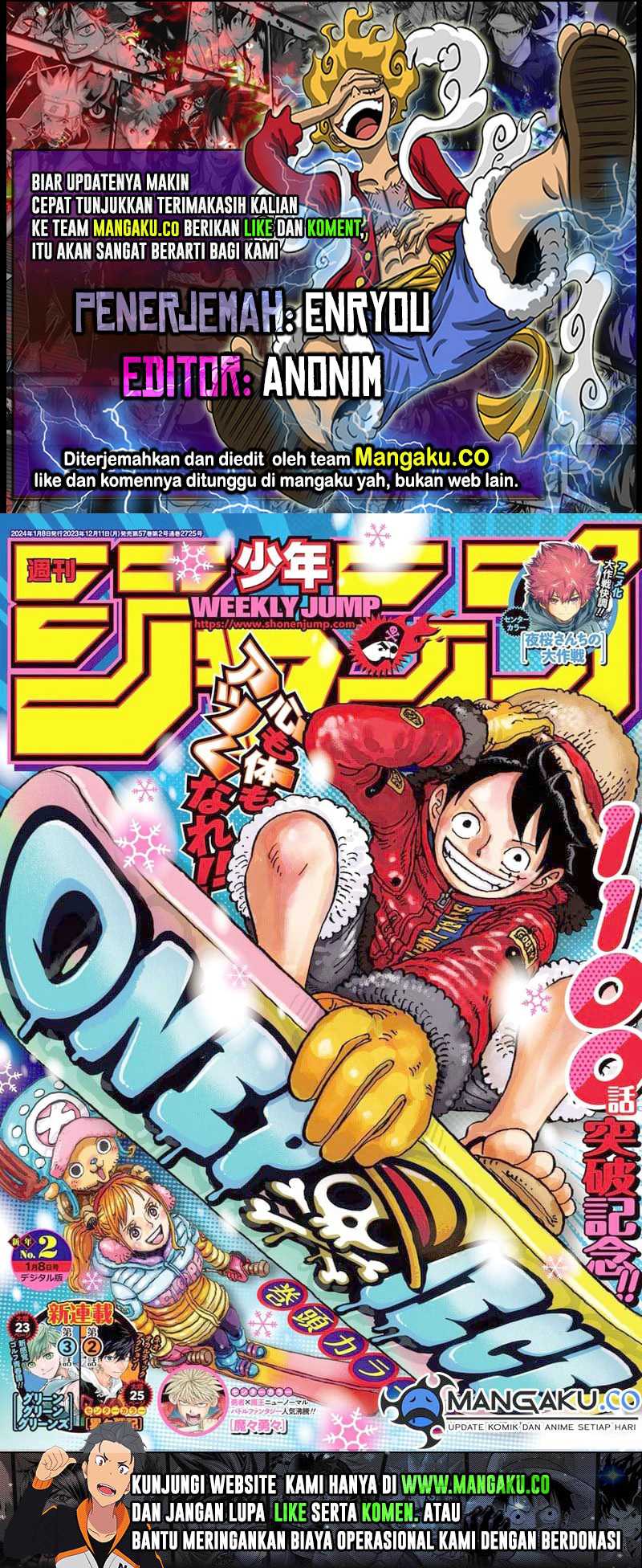 Komik One Piece Chapter 1101 gambar nomor 1