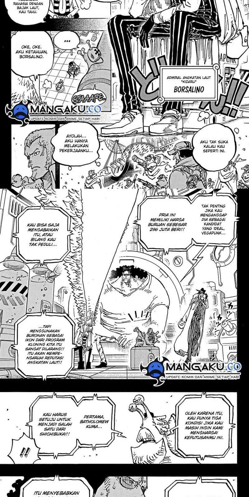 Manga One Piece Chapter 1100 gambar nomor 2