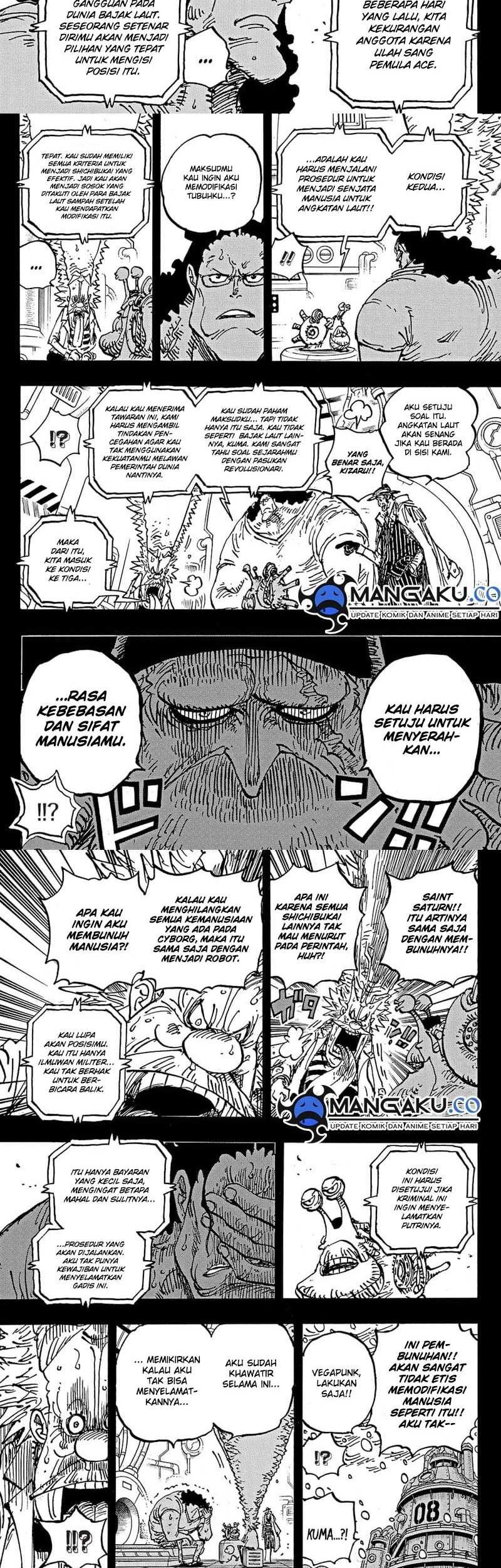 One Piece Chapter 1100 Gambar 3