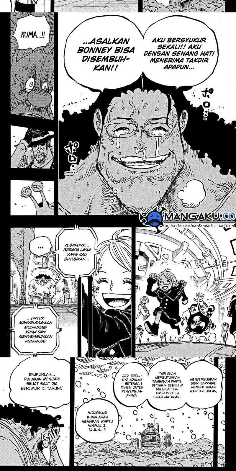 One Piece Chapter 1100 Gambar 4