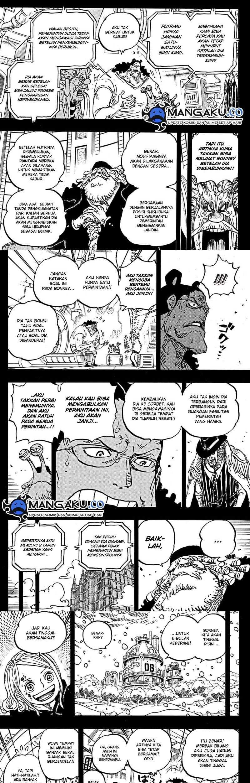 One Piece Chapter 1100 Gambar 5