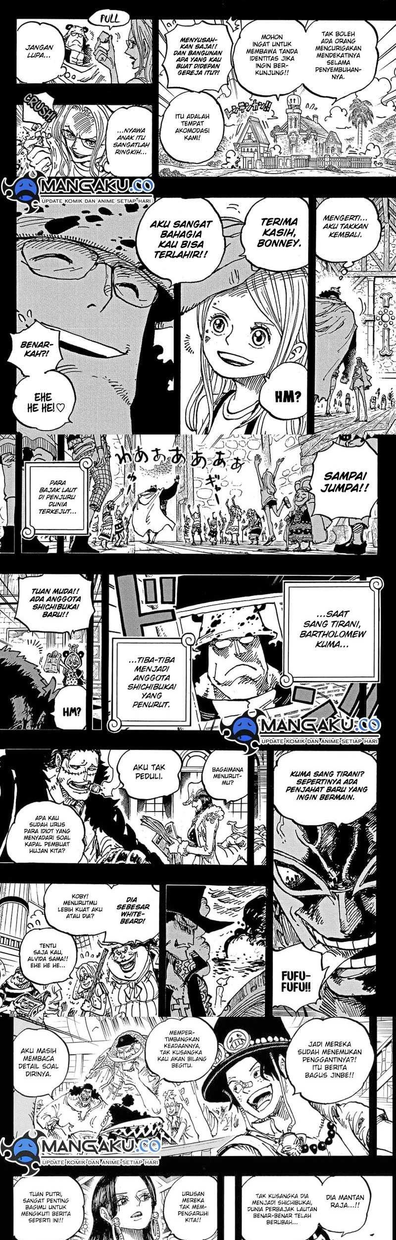 One Piece Chapter 1100 Gambar 9