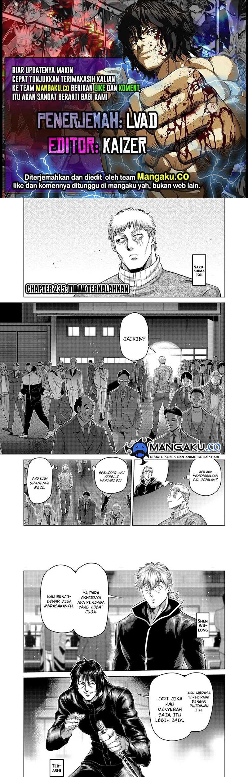 Komik Kengan Omega Chapter 235 gambar nomor 1