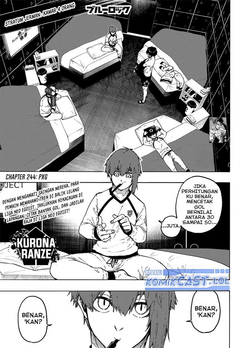 Manga Blue Lock Chapter 244 gambar nomor 2