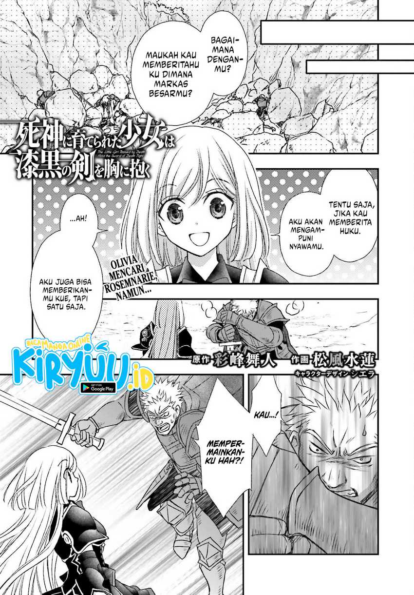 Manga Shinigami ni Sodaterareta Shoujo wa Shikkoku no Tsurugi wo Mune ni Idaku Chapter 35.5 gambar nomor 2