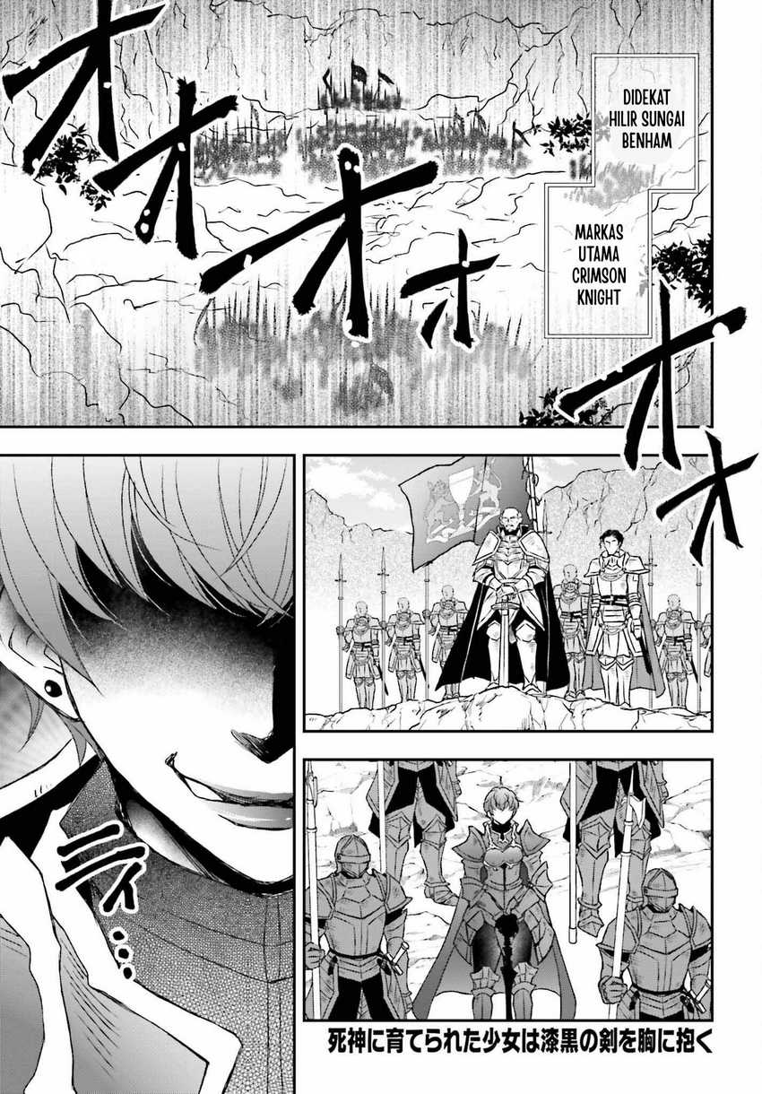 Manga Shinigami ni Sodaterareta Shoujo wa Shikkoku no Tsurugi wo Mune ni Idaku Chapter 37 gambar nomor 2