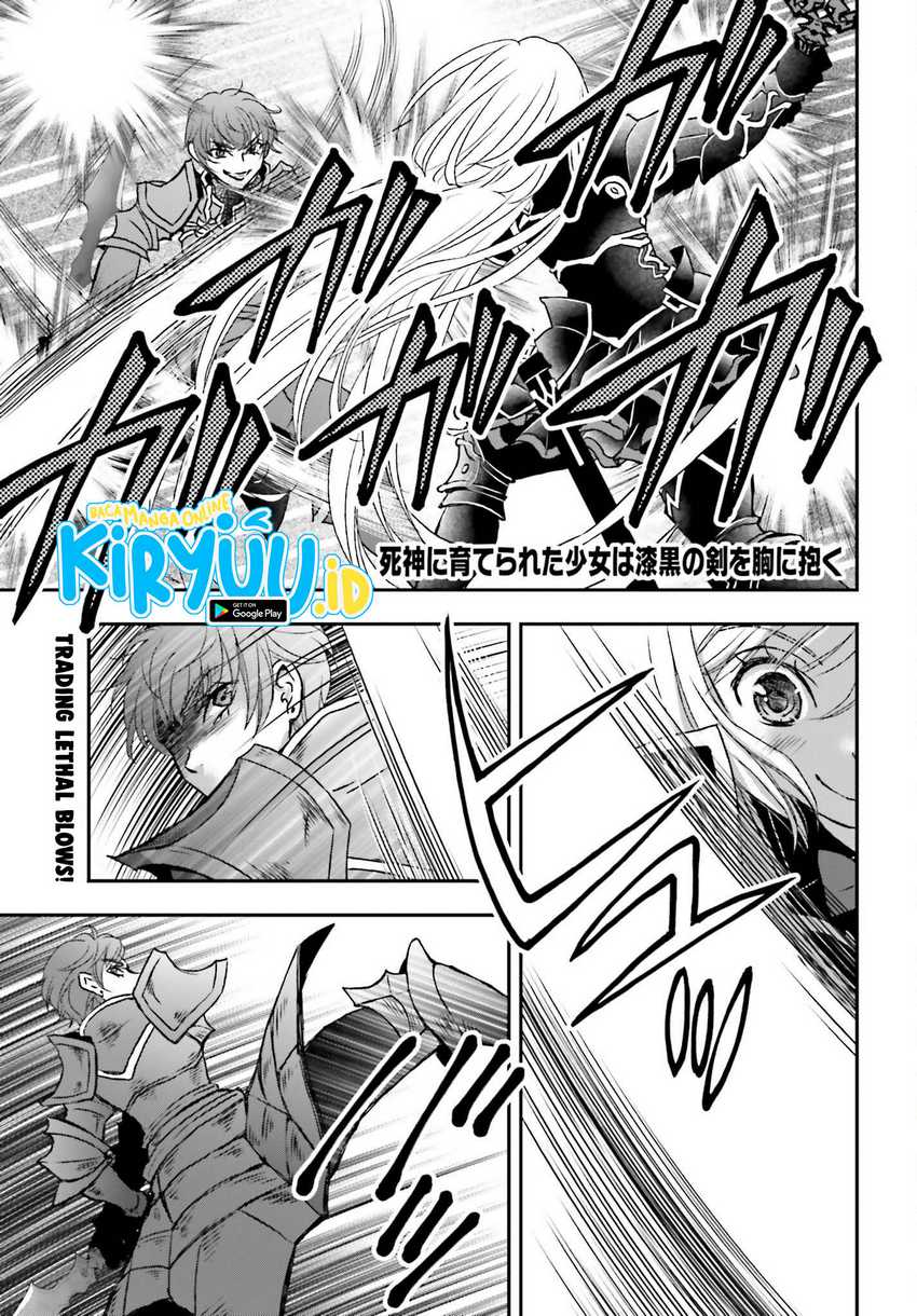 Manga Shinigami ni Sodaterareta Shoujo wa Shikkoku no Tsurugi wo Mune ni Idaku Chapter 38 gambar nomor 2