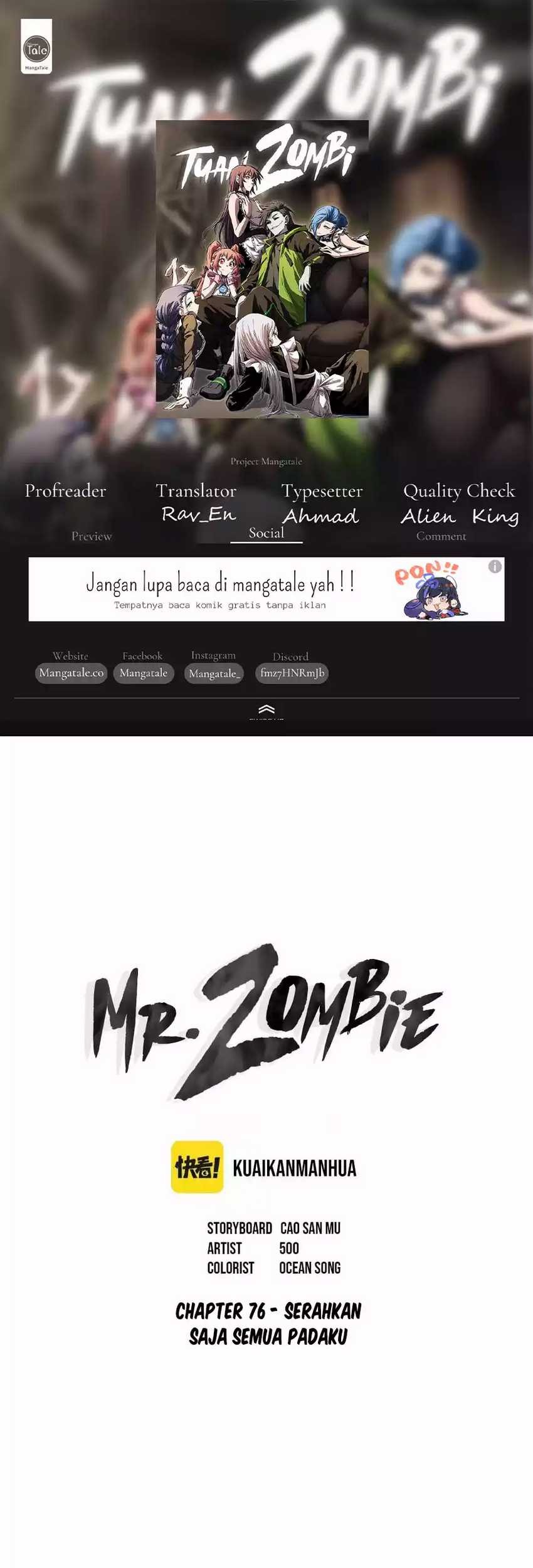 Komik Mr. Zombie Chapter 76 gambar nomor 1